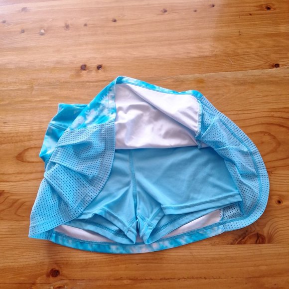 Champion Blue and White Skort with Mesh Sides - Picture 5 of 6